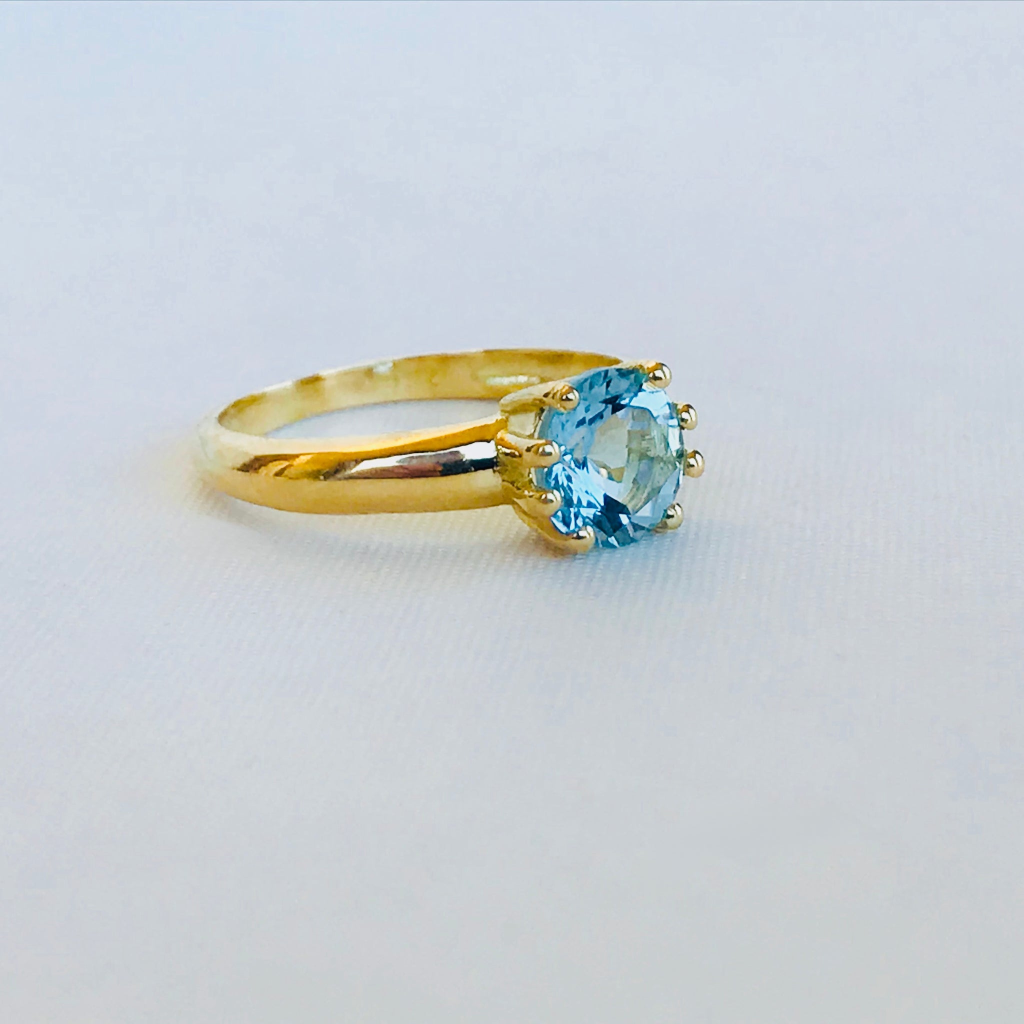 Aquamarine ring