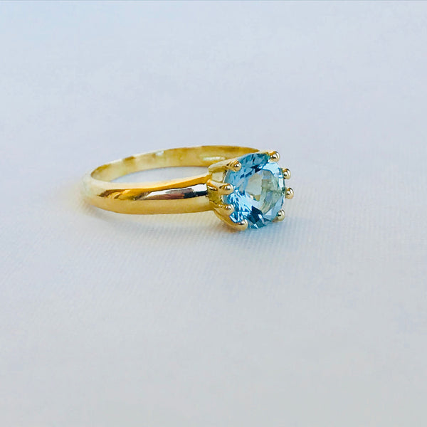 Aquamarine ring