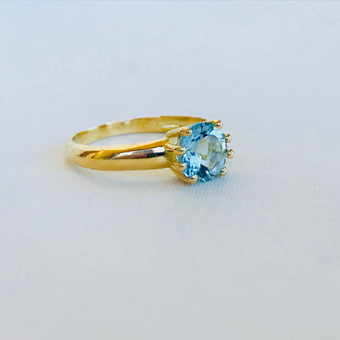 Aquamarine ring