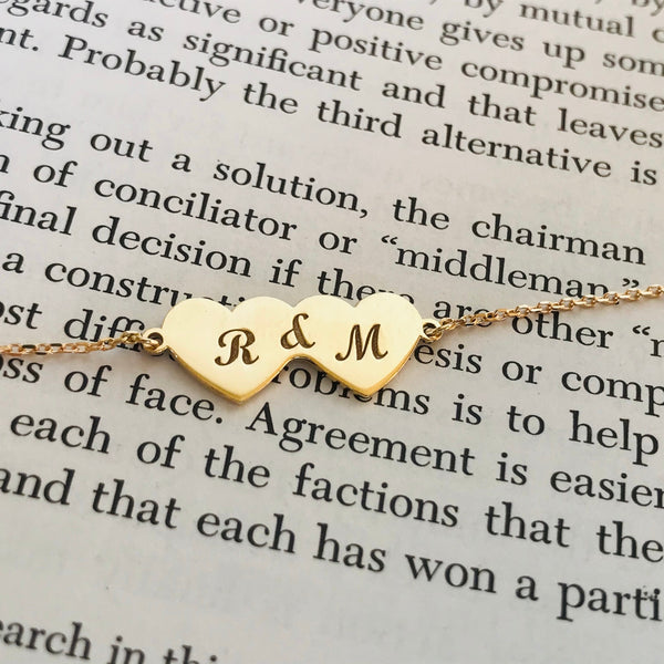 Double Heart Bracelet