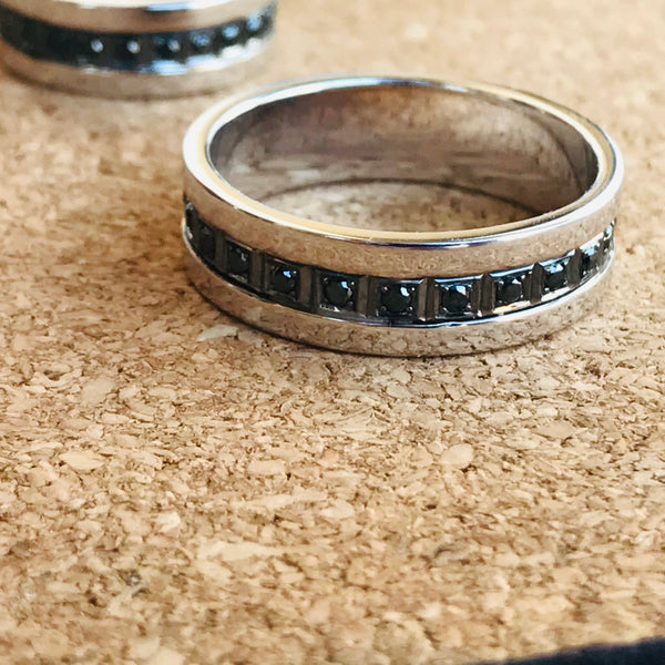 Black Diamond Wedding rings