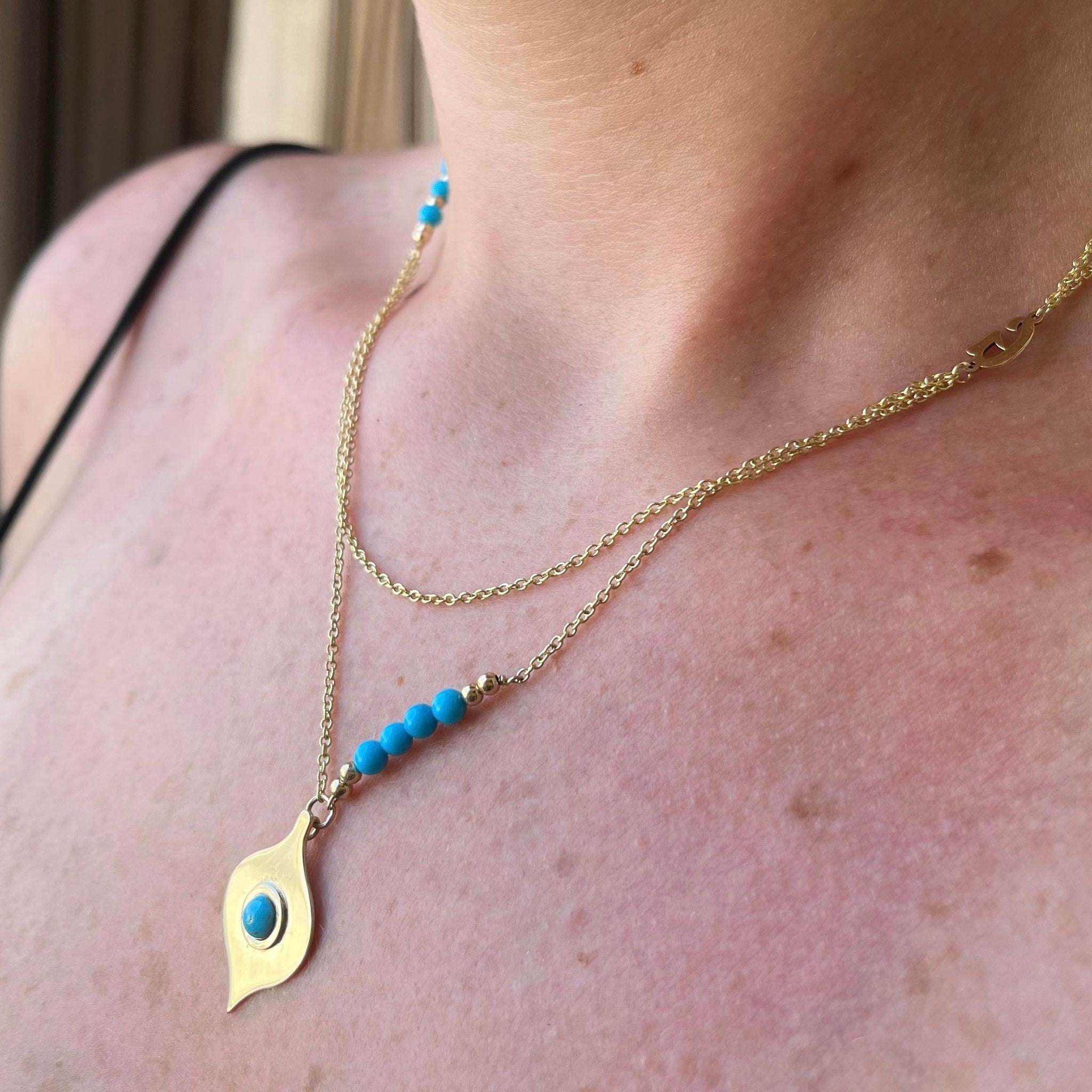 Turquoise EVIL-EYE necklace