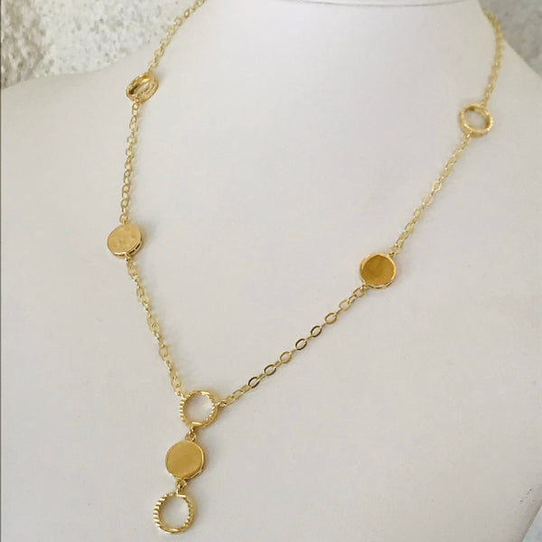 Contemporary Circle Necklace