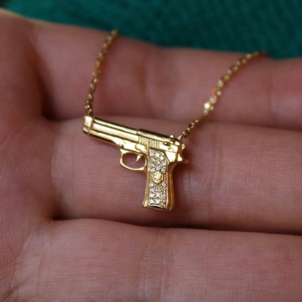 Gun necklace