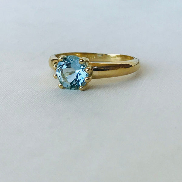 Aquamarine ring