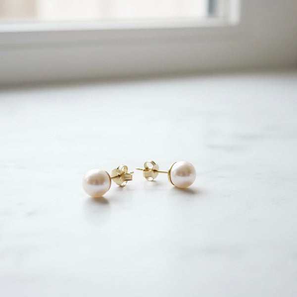 Pearl earrings