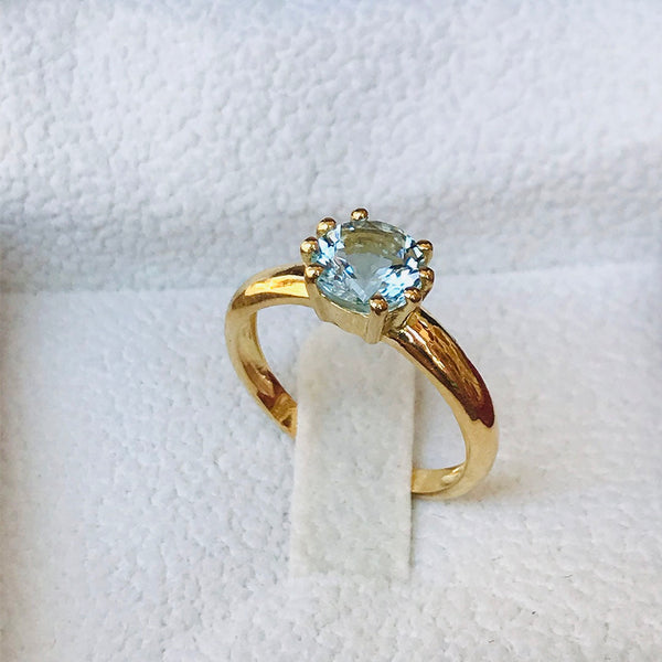 Aquamarine ring