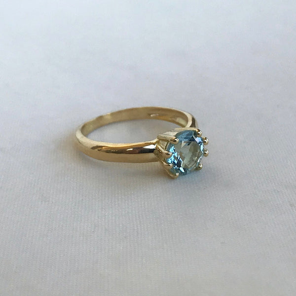 Aquamarine ring