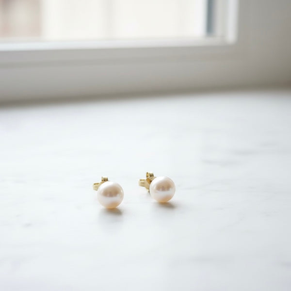 Pearl earrings