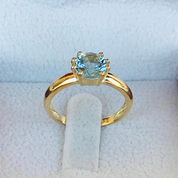 Aquamarine ring