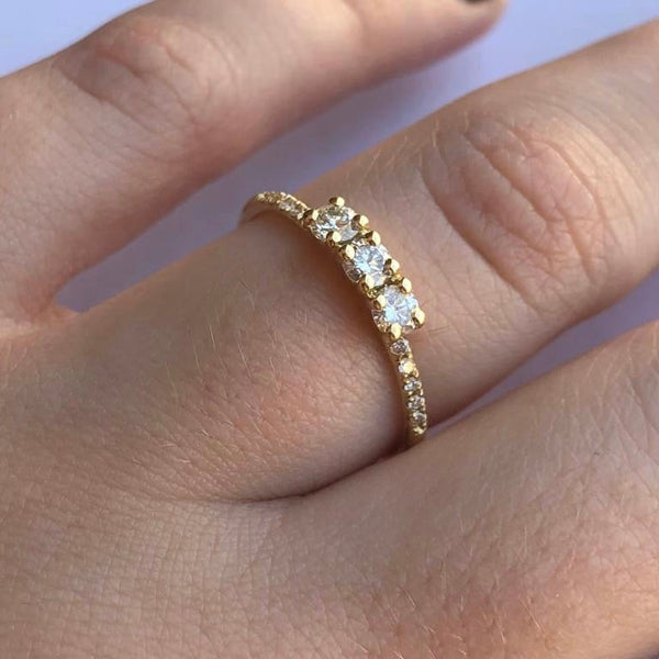 Trio Diamond Ring