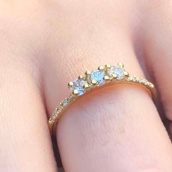 Trio Diamond Ring
