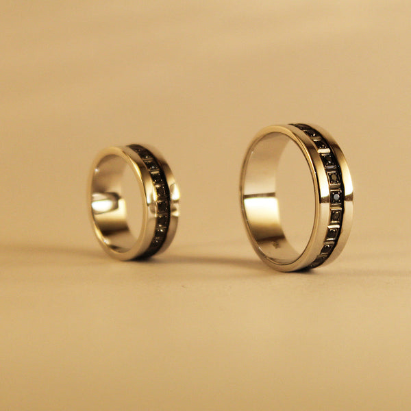 Black Diamond Wedding rings