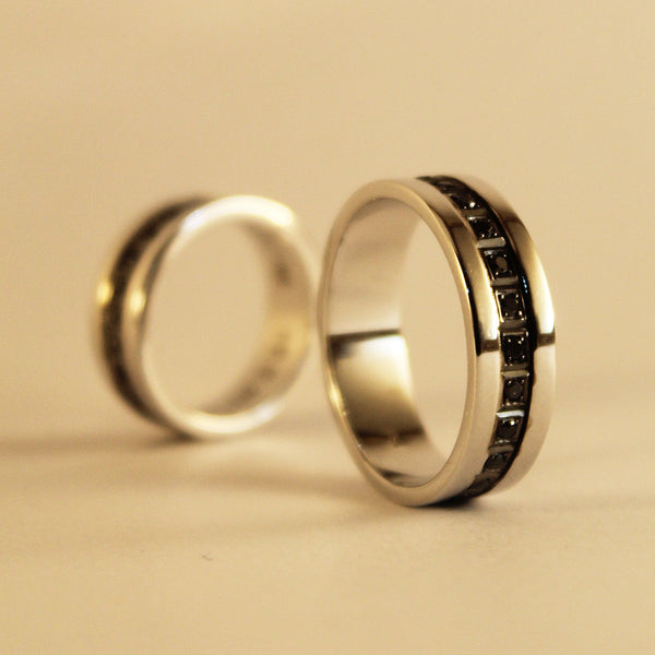 Black Diamond Wedding rings