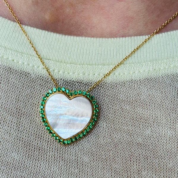 Green Heart Necklace