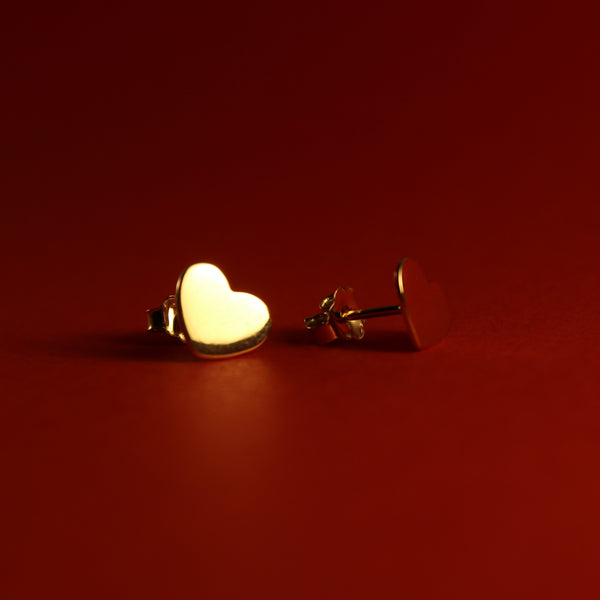 Heart Stud Earrings