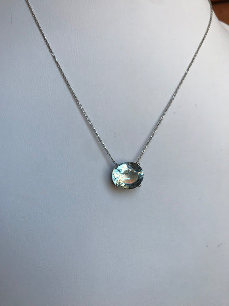 Aqua necklace