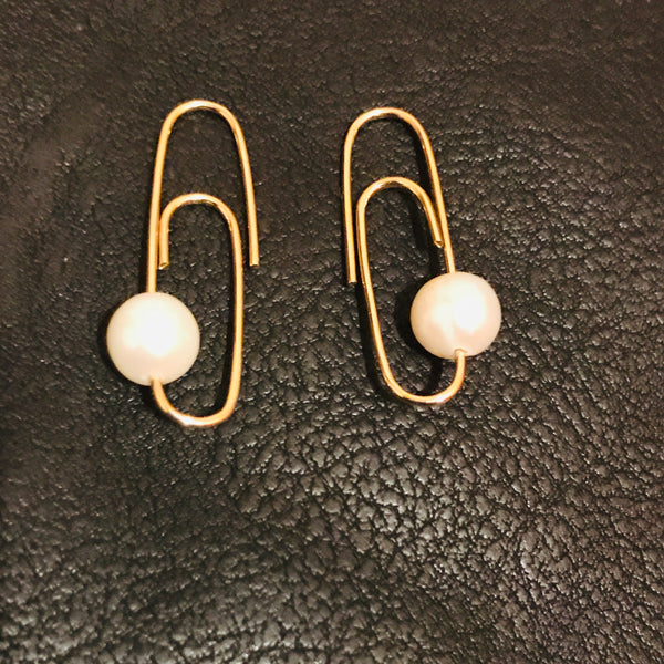 Paper Clip Earrings