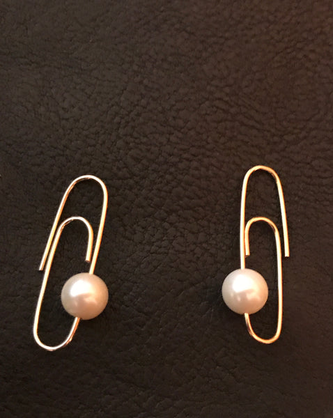 Paper Clip Earrings