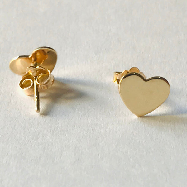 Heart Stud Earrings