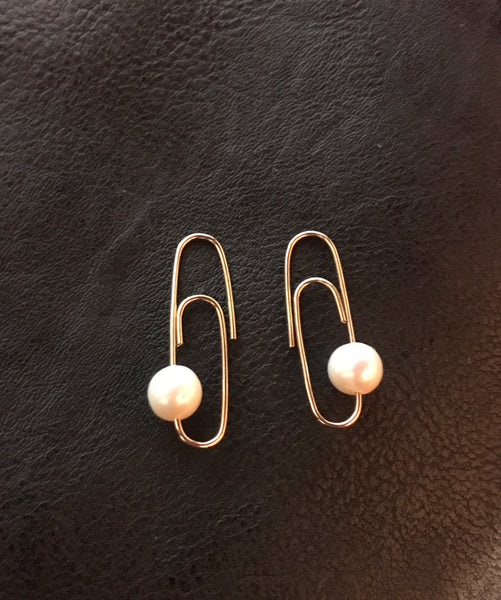 Paper Clip Earrings