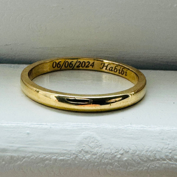 Simple wedding ring