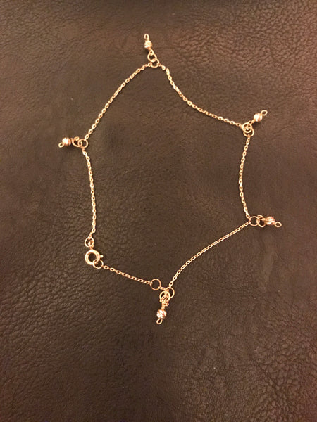 Sphere Chain Anklet